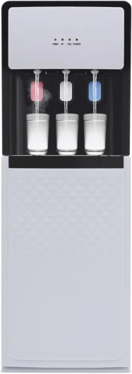 RjcdOPL Distributeur d'eau Froide/Chaude sur Pied, Fontaine à Eau Compatible avec Bonbonnes d'eau, Chauffage/Refroidissement Rapide, pour Bureaux, Maisons, Appartements, Hôtels