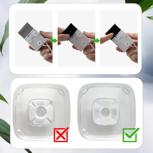 Lot de 24/32 filtres de rechange pour fontaine à eau pour animaux de compagnie Veken 2,8 l - Filtres de fontaine à eau pour chien et chat (16 + 16) 16+16