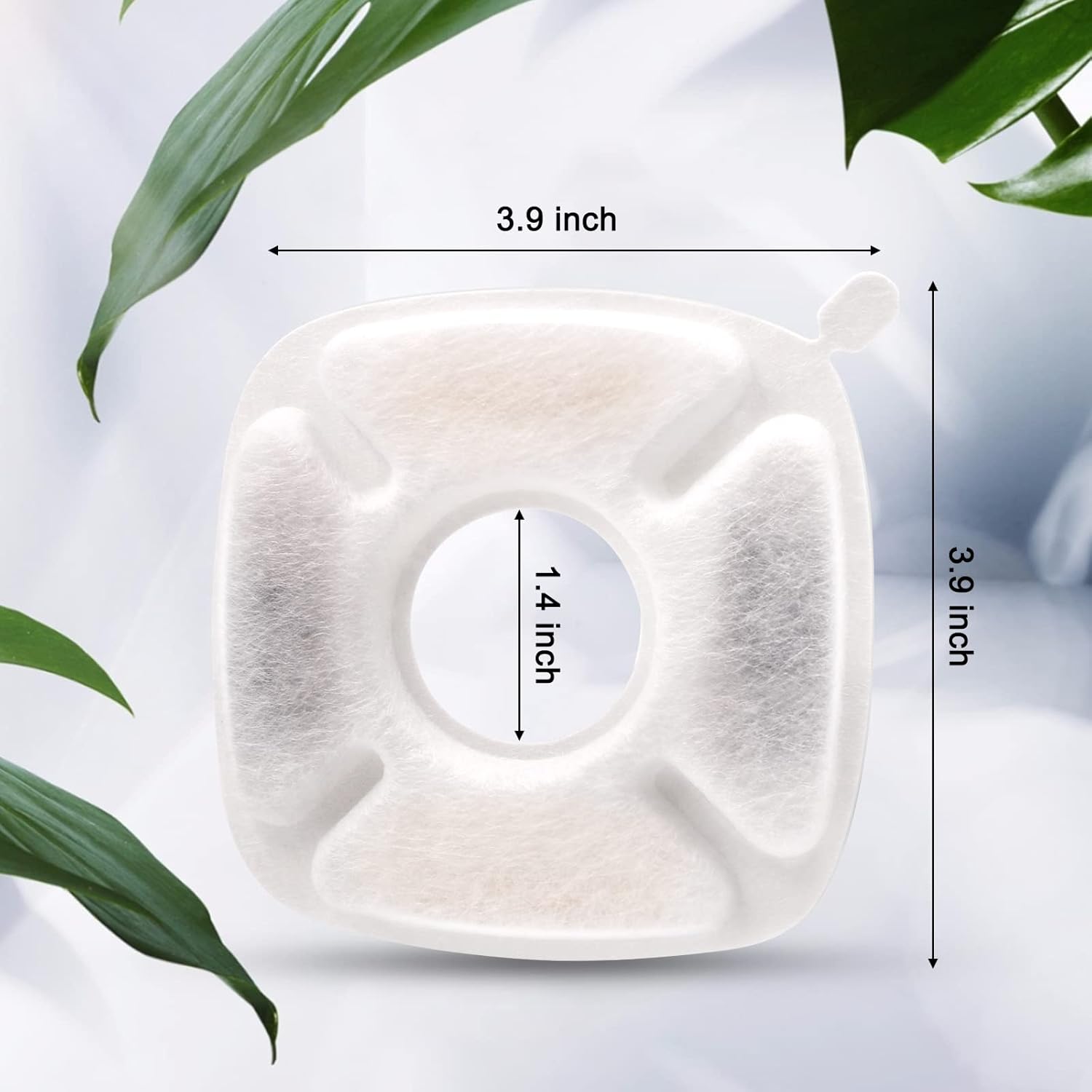 Lot de 8 filtres de rechange pour fontaine à eau Veken 2,8 l pour chien et chat (4 filtres à charbon + 4 filtres éponge)