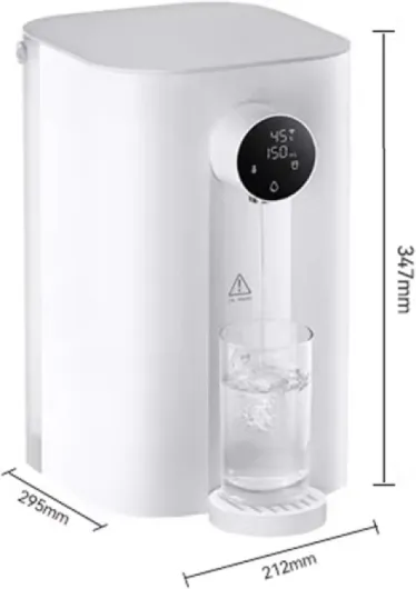 Distributeur d'eau Distributeur d'eau de bureau, eau potable instantanée, chauffage Direct, purificateur d'eau par osmose inverse, bouteille d'eau Pure amovible peut fournir de l'eau chaude