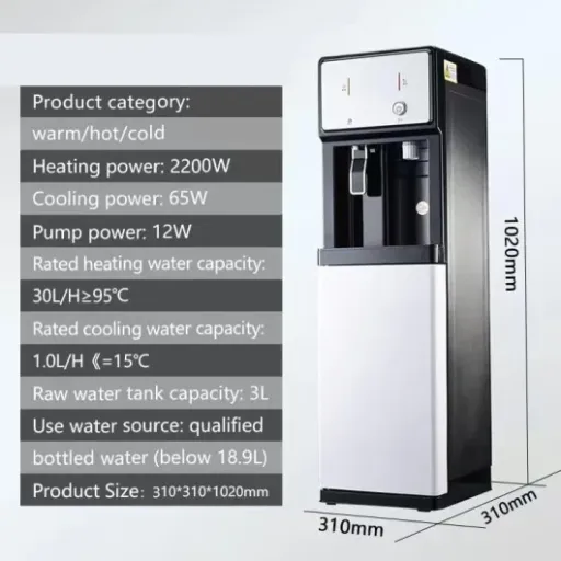 Test Fontaine à Eau sur Pied (3 températures) : le distributeur branché direct au réseau qui fait le job sans chichi