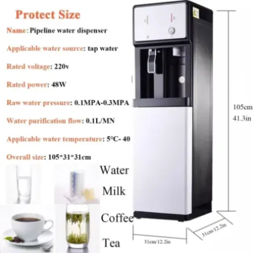 Test Refroidisseur D’Eau Autoportant : la fontaine 3 températures branchée direct au réseau