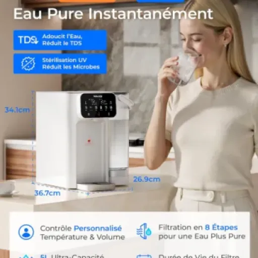 Test Waterdrop CT01 : le distributeur d'eau filtrée qui simplifie clairement le quotidien