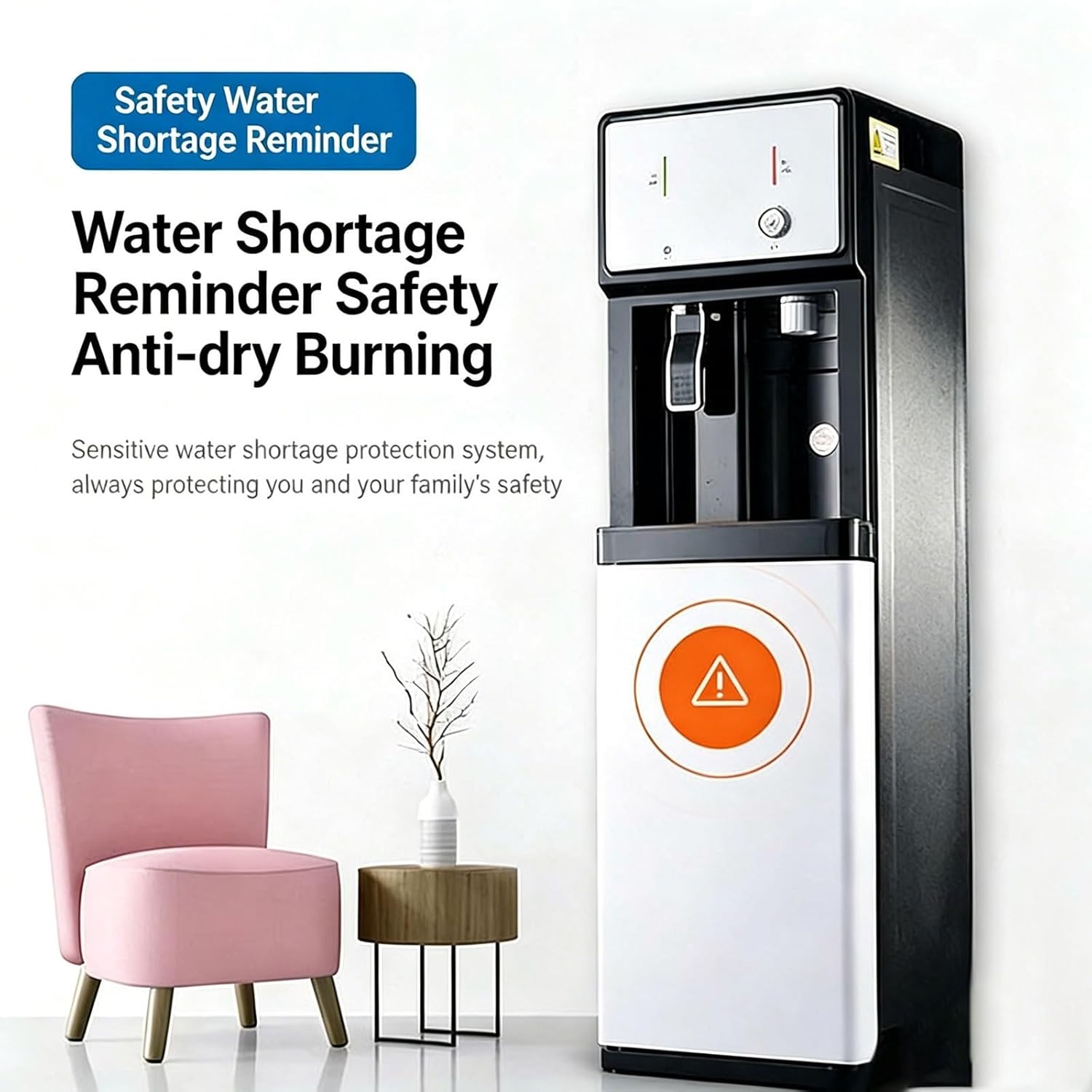 Distributeur Eau, Fontaine À Eau Distributeur De Refroidisseur D'eau Sur Pied, Raccordement Au Réseau D'eau, Distributeur D'eau Instantané Chaude, Pour La Maison Et Les Petites Entreprises