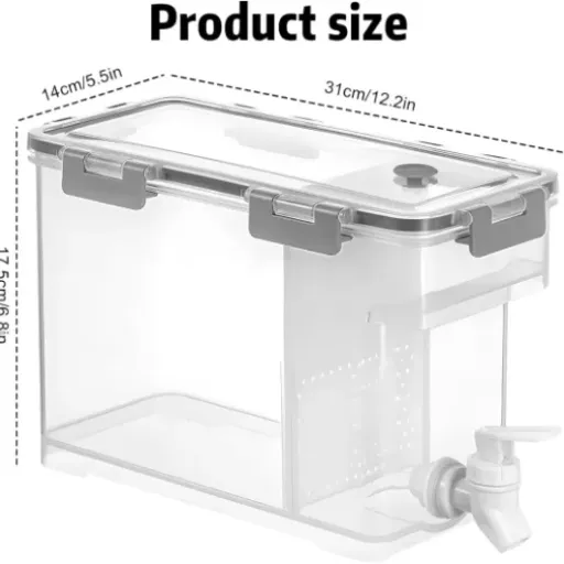 Test Forhome 3,5L Distributeur de Boissons : le bac à jus pratique pour le frigo, avec quelques limites