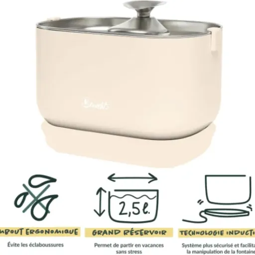 Test Bandit Fontaine à Eau Filaire 2,5L : une fontaine silencieuse qui fait vraiment le job au quotidien