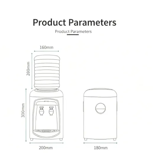 Test Distributeur D'eau Pour Bouteille 4L : la petite fontaine chaude/froide qui tient sur un coin de bureau