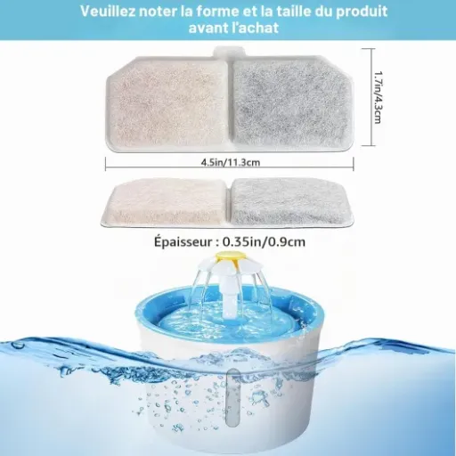 Test filtres TRUEIN pour fontaine à eau chat : ça fait le job sans chichi