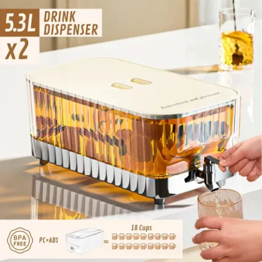 Test Distributeur de Boissons 2x 5,3 L MAGIC SELECT : pratique au frigo mais attention aux fuites
