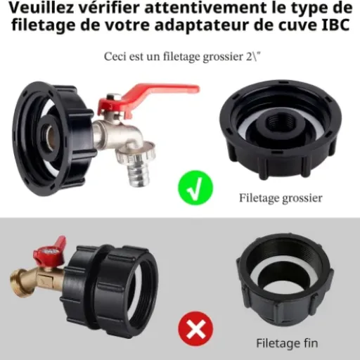 Test Robinet Cuve 1000L S60x6 : un kit pas cher qui fait globalement le job