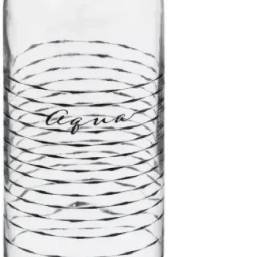 Test 5five Bouteille en Verre Aqua 1 L : la carafe simple pour arrêter (un peu) le plastique