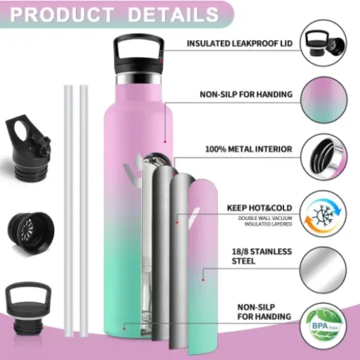 Test Motswedi Gourde Isotherme 1L : une grosse bouteille pratique pour le sport et le quotidien