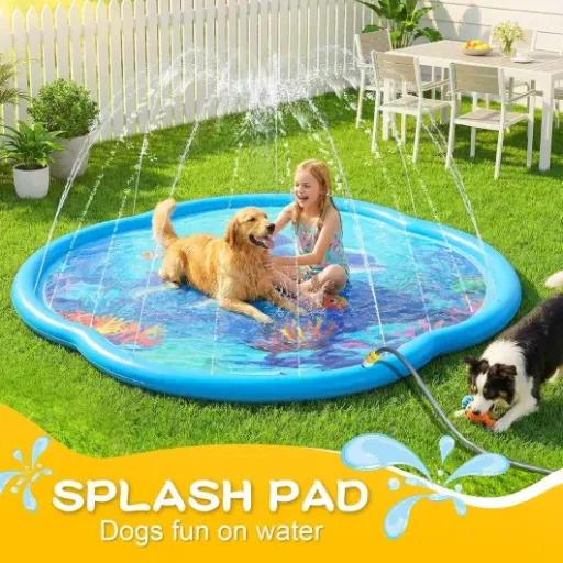 Test ChlorBlu Tapis de Jeu d'eau 186 cm : le tapis arroseur qui remplace (un peu) la petite piscine