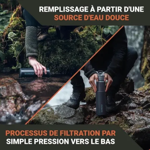 Test Bachgold Gourde Filtrante 500 ml : pratique en rando, un peu prise de tête à remplir