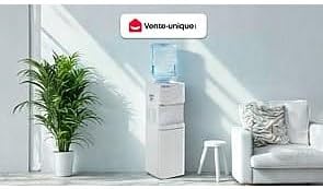 Vente-unique - Fontaine à Eau bonbonne - Eau Froide/Chaude - 11 /18L - Blanc - FORTEX