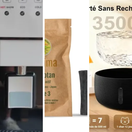 Top Fontaines à eau avec filtre à charbon actif